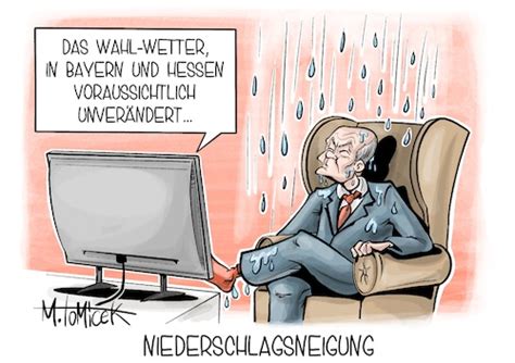 Niederschlagsneigung Von Mirco Tomicek Politik Cartoon Toonpool