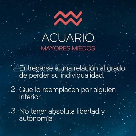 ¿a Qué Le Teme Cada Signo Signos Signos Del Zodiaco Signo Acuario