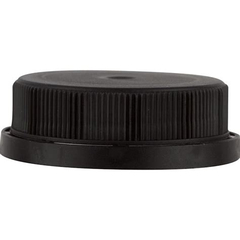 Mm Black Hdpe Tamper Evident Ratchet Cap Unlined