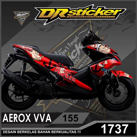 Jual Stiker Aerox Full Body Aerox Vva Variasi Motor Desain