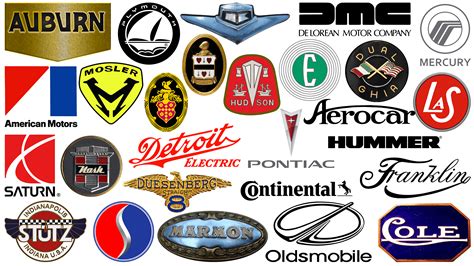 Old American Car Brands Logos List - Infoupdate.org