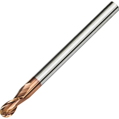 Ball Nose End Mill For General Use Mm Diameter Flute Tialn Coated