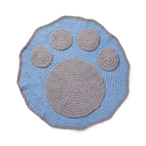 Paw Print Crochet Blanket Pattern