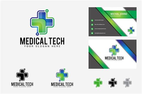 Premium Vector | Medical logo design template