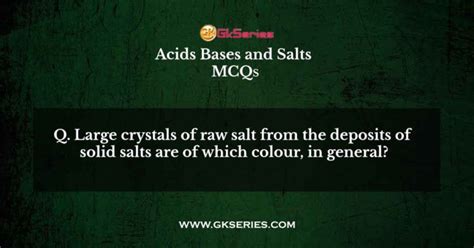 Large crystals of raw salt from the deposits of solid salts are of ...