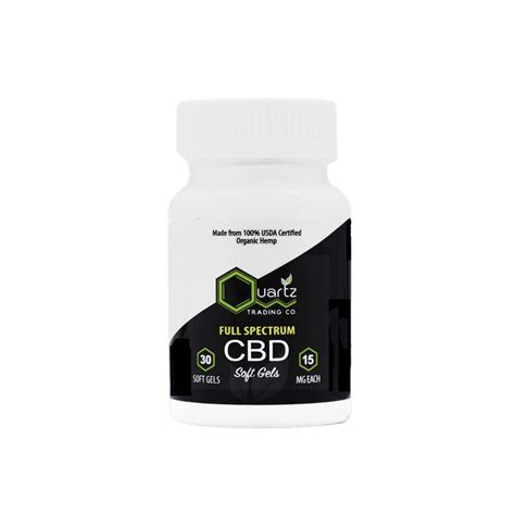 Full Spectrum Soft Gels 15mg Cbd By Quartz Cbd And Wellness