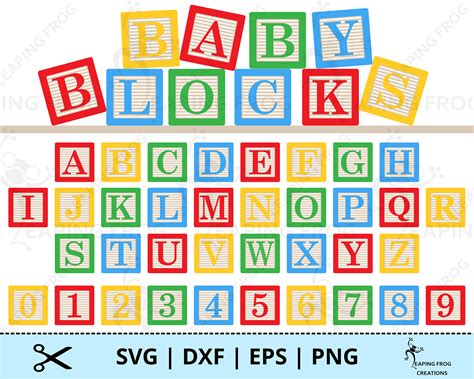 BUILDING BLOCKS SVG File Block Alphabet Svg Files Building ...