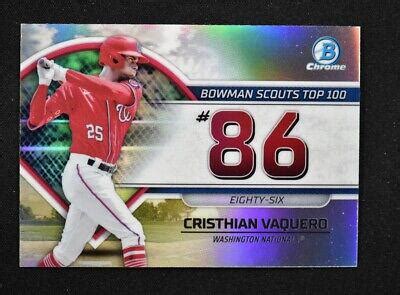 Cristhian Vaquero Ungraded 2023 Bowman Scouts Top 100