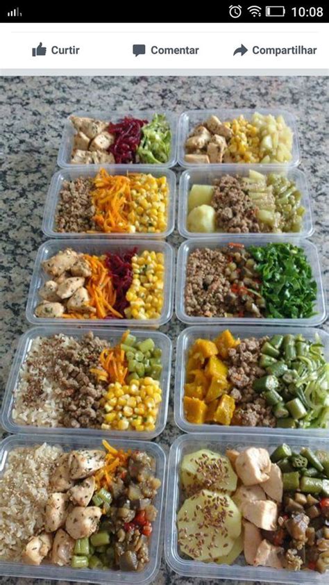 Como Fazer Marmitas Fitness Easy Healthy Meal Prep Healthy Lunch