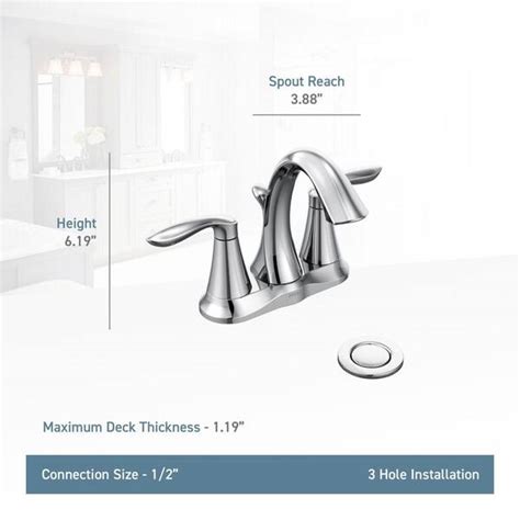 Moen Eva Brushed Nickel Bathroom Faucet Semis Online