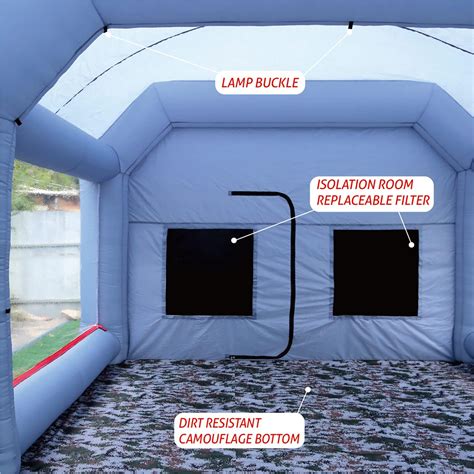 Tkloop Portable Inflatable Paint Booth In Paint Booth Off