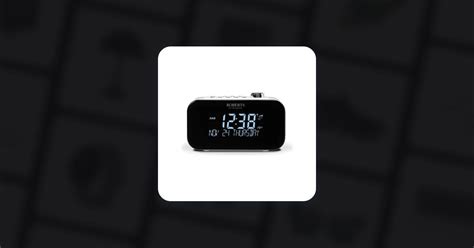 Roberts Ortus3w Ortus 3 Large Display Clock Radio Dab Dab Fm White • Price