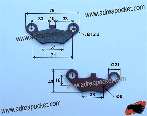 Plaquettes De Frein Arri Re Atv Quad Shineray Stixe Ebay