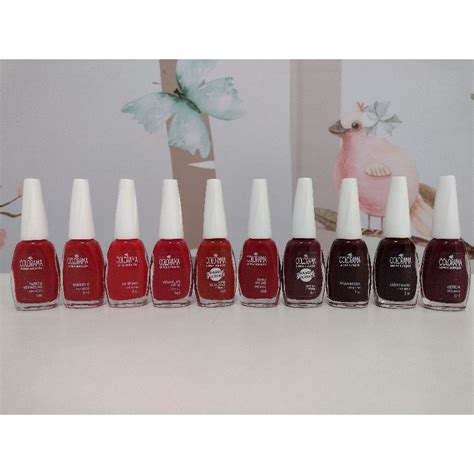 Kit Esmalte Colorama Vermelhos Mais Vendidos Unid Shopee Brasil