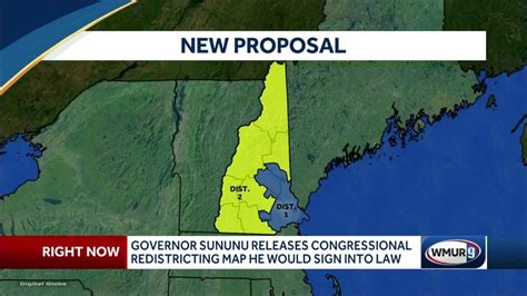 Gov Sununu Suggests New Congressional Redistricting Map He Would Sign