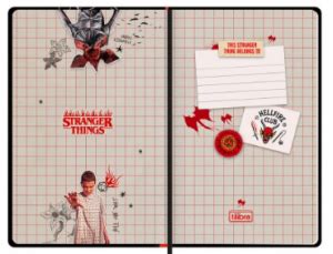 Caderno Capa Dura Tilibra Pauta Strangers Things Macaco Xadrez