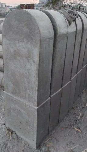 Outdoor Solid Grey Plain Rcc Kilometer Stone For Road Kg At Rs