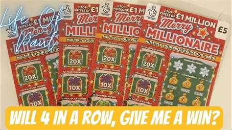 Scratch Cards From The National Lottery Of Christmas Scratch