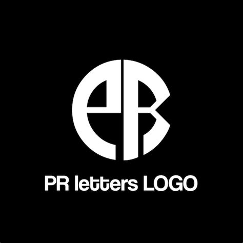 Desenho De Logotipo Vetorial De Letras Pr Vetor Premium