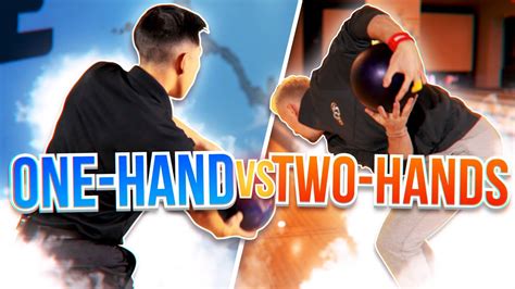 One Hand Vs Two Hands Bowling Challenge YouTube