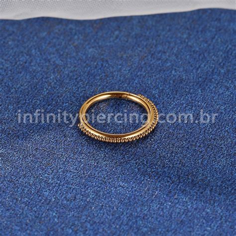 Piercing Argola Segmento Articulado A O Cir Rgico Indiano Infinity