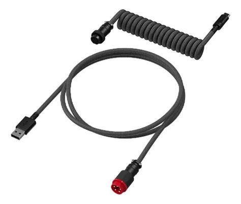 Cable En Espiral Usb C Hyperx Colores Color Del Teclado Negro