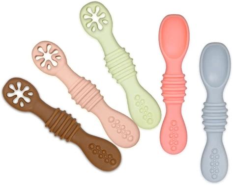 Uunida Baby Cucharas Para Bebe Suaves De Silicona Libre De Bpa En