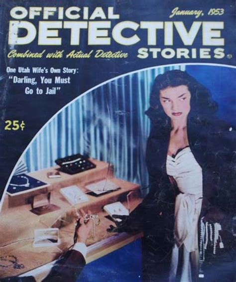 Official Detective Stories Magazine Back Issues Year 1953 Archive