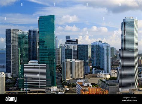 Skyscrapers, Downtown Miami, Florida USA Stock Photo - Alamy