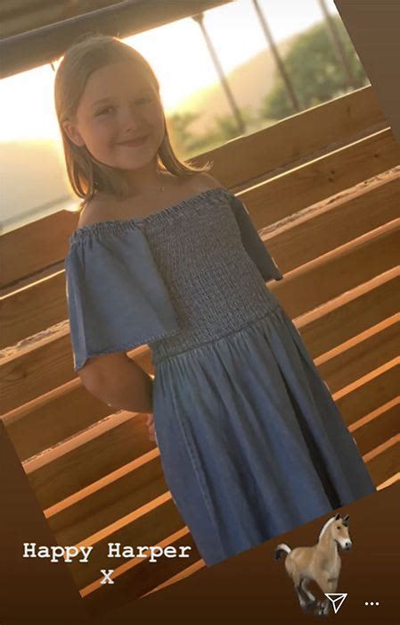 Harper Beckham looks as chic as can be in the cutest Zara denim dress | HELLO!