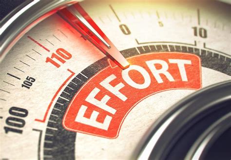 Giving 100% Effort is Important