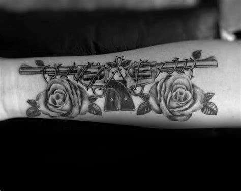 40 Cool Guns And Roses Tattoo Designs For Men