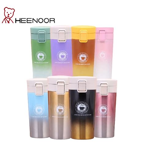 Jual Heenoor Termos Coffee Tea SUS 304 Tahan Panas Dingin 380ML