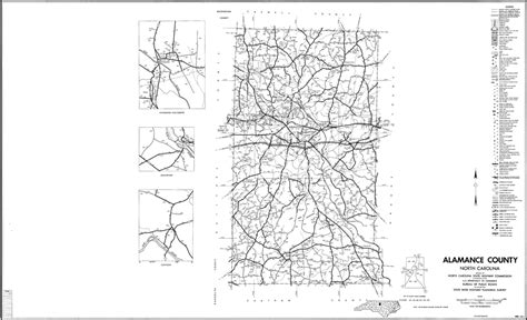 Alamance County Map