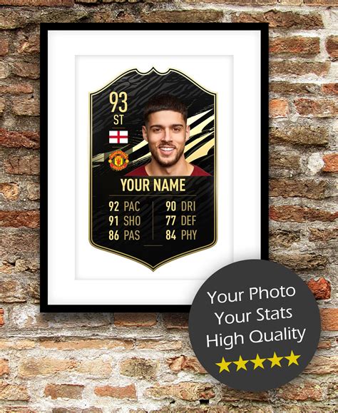 Personalised FIFA 21 Ultimate Team Card Digital Download FUT | Etsy