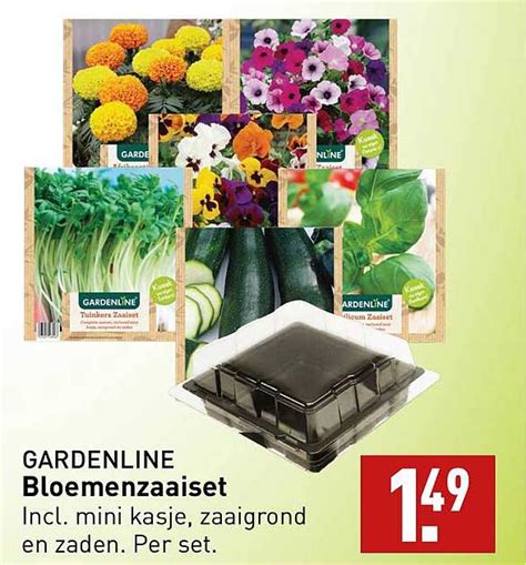 Gardenline Bloemenzaaiset Aanbieding Bij Aldi Folders Nl