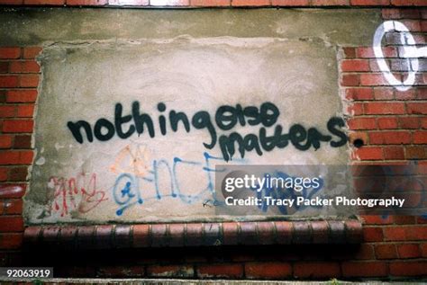 Hand Written Graffiti On An Urban Wall High-Res Stock Photo - Getty Images