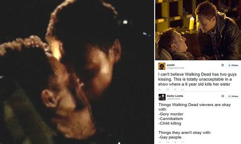 The Walking Dead Fans Object To Kiss Between Two Gay Characters Daily