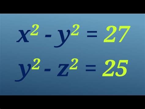 A Really Nice Algebra Idea Math Olympiad Ukmt Junior Senior