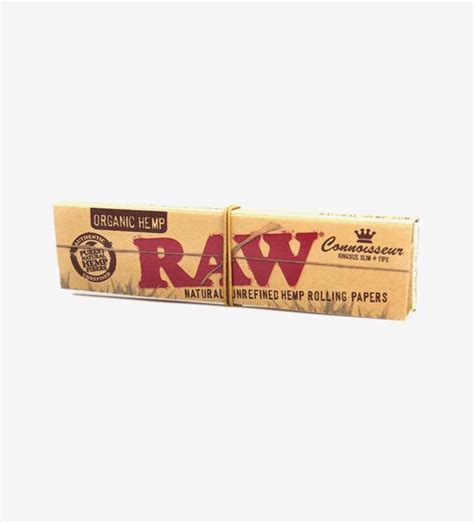 RAW Organic Hemp Connoisseur King Size Slim All In One Smoke Shop