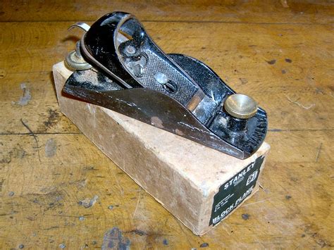 Vintage Smooth Bottom Woodworking Wood Plane Stanley No Wood Block