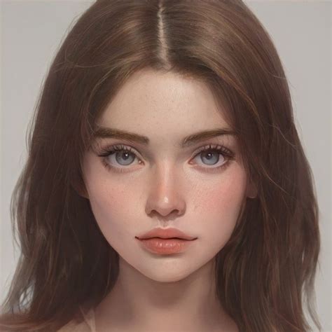 Artbreeder Portraits By Nosukigamer Digital Art Girl Face