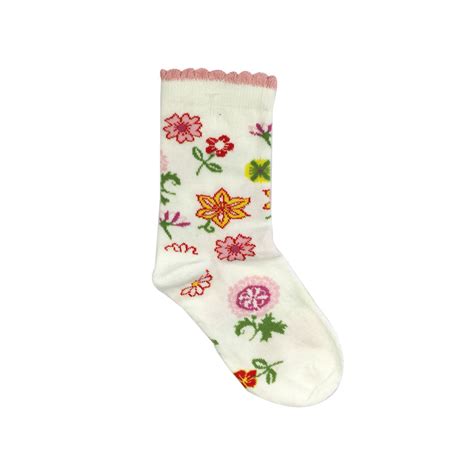 Wrapables Pink Flower Girl Socks For Baby Set Of 3