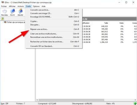 Logiciels Pour R Parer Un Fichier Zip Endommag Ou Corrompu