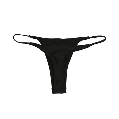 Nyy Fashion Bikini Thong Bottom Brazilian V Cheeky Thong Swimwear G