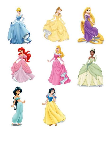 Disney Princess Cutouts Printables Disney Princess Printables Disney