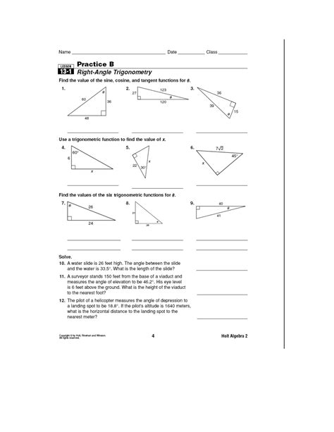 15 Health Triangle Worksheets / worksheeto.com