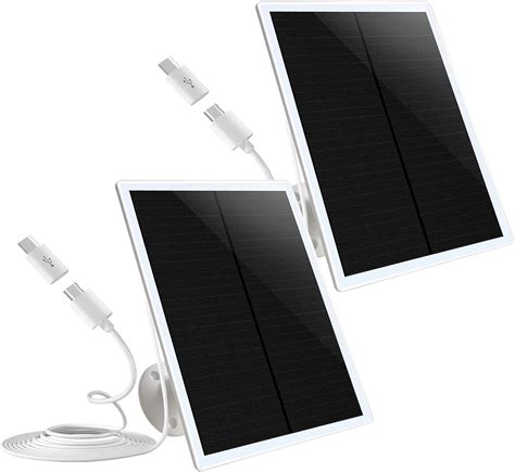 2 Pack Solar Panel Charger For Arlo Pro Not For Arlo Pro 2 Arlo GO