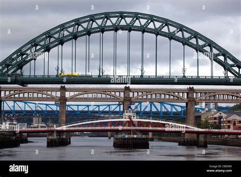 Newcastle Bridges Stock Photo: 41291970 - Alamy