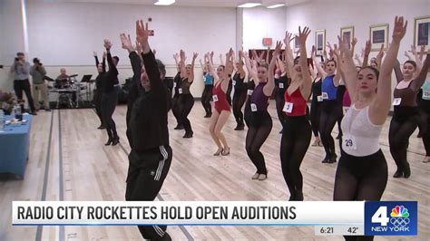 Radio City Rockettes hold open auditions – NBC New York